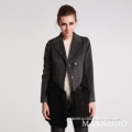 Autumn and Winter Wool Trench Outerwear Women Clothing (1-52646)
